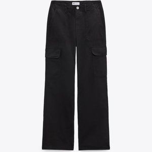 *NEVER WORN* Zara High Rise Straight Leg Cargo Pants